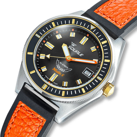Squale Matic S Two Tone HydroLeather Watch