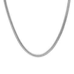 Sterling Silver 18 Inch Rounded Snake Chain SC942_18