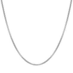 Sterling Silver 18 Inch Tube Chain With Extender SC970_18