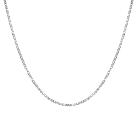 Sterling Silver 24 Inch Rounded Box Chain SC973_24
