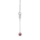 Sterling Silver Black Pearl Double Oval Drop Necklace, N695_3.