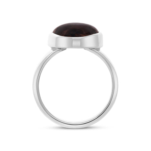 Sterling Silver Blue John Pear Ring D