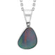 Sterling Silver Opal Doublet Abstract Necklace PUNQ0009527