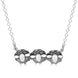 Sterling Silver Three Sheep Necklace, N1137.