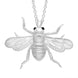 Sterling Silver Whitby Large Bee Necklace P3707