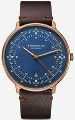 Sternglas Watch Hamburg Blue Bronze S01-HH27-VI17