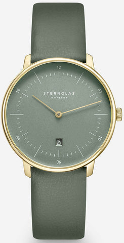 Sternglas Watch Naos XS Edition Flora Sage S01-NDF18-KL09