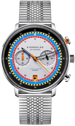 Sternglas Watch Hamburg Chrono Regatta White S01-HC36-ME08