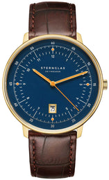 Sternglas Hamburg Dark Blue Gold Watch S01-HH07-HE01