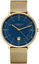 Sternglas Hamburg Dark Blue Gold Watch S01-HH07-MI05