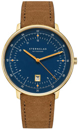 Sternglas Hamburg Dark Blue Gold Watch S01-HH07-WL02