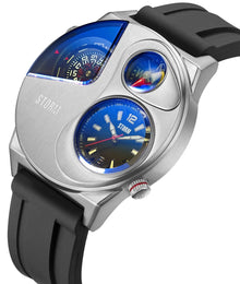Storm Navitrek Rubber Lazer Blue Watch
