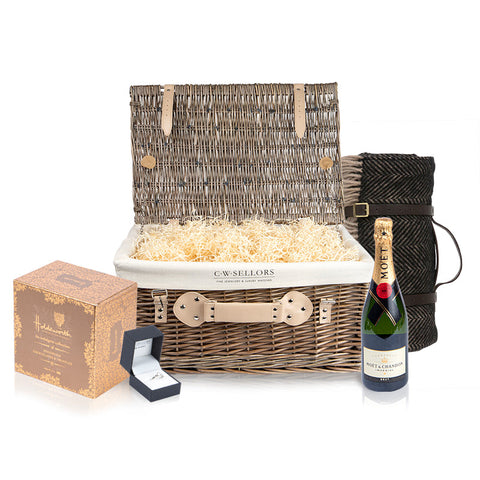 The Champagne Chocolate Proposal Picnic Hamper