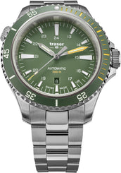Traser H3 Watch P67 Diver Automatic Green Special Set 110325