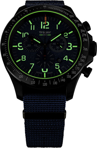 Traser H3 Watch P67 Officer Pro Chronograph Blue