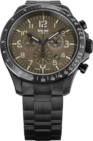 Traser H3 Watch P67 Officer Pro Chronograph Khaki 10946