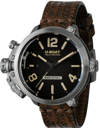 U-Boat Capsule 50mm SS BK BE Limited Edition Watch 8807