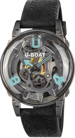 U-Boat U-65 SS Turquoise 44mm Watch 3352