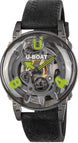 U-Boat U-65 SS Green 44mm Watch 3350