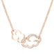 Vixi Jewellery Daydream Rose Gold Plated Pink Cloud Necklace D, LINK-N.R