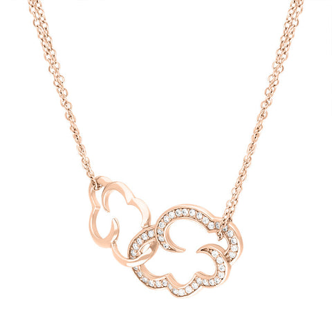 Vixi Jewellery Daydream Rose Gold Plated Cloud Necklace D