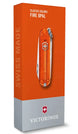 Victorinox Small Pocket Knife Classic SD Transparent Fire Opal
