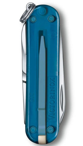 Victorinox Small Pocket Knife Classic SD Transparent Sky High