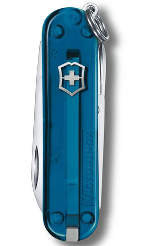 Victorinox Small Pocket Knife Classic SD Transparent Sky High