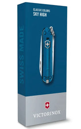Victorinox Small Pocket Knife Classic SD Transparent Sky High