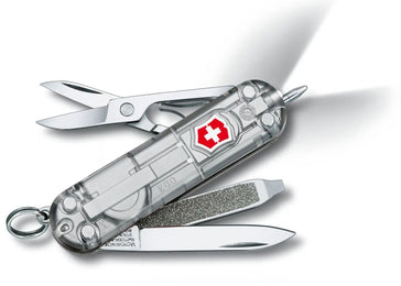 Victorinox Small Pocket Knife Signature Lite Silver Transparent 06226T7