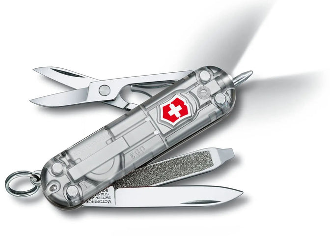 Victorinox Small Pocket Knife Signature Lite Silver Transparent 06226T7