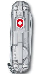 Victorinox Small Pocket Knife Signature Lite Silver Transparent