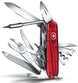 Victorinox Medium Pocket Knife Cybertool 41 Red Transparent
