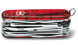 Victorinox Medium Pocket Knife Cybertool 41 Red Transparent