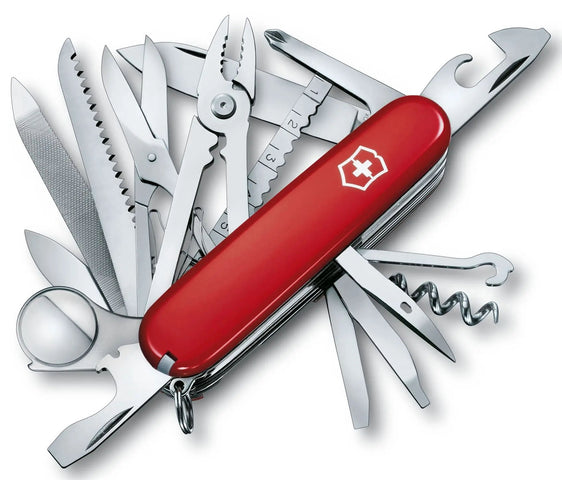Victorinox Medium Pocket Knife Swiss Champ Red 1679500