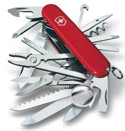 Victorinox Medium Pocket Knife Swiss Champ Red