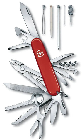 Victorinox Medium Pocket Knife Swiss Champ Red