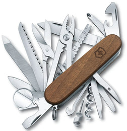 Victorinox Medium Pocket Knife Swiss Champ Wood 1679163