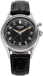 Vulcain Watch Cricket Classique 36mm Black Khaki Numbers 100169B97.BAL301