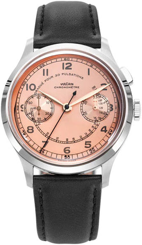 Vulcain Watch Monopusher Heritage Salmon 650157A68.BAC201