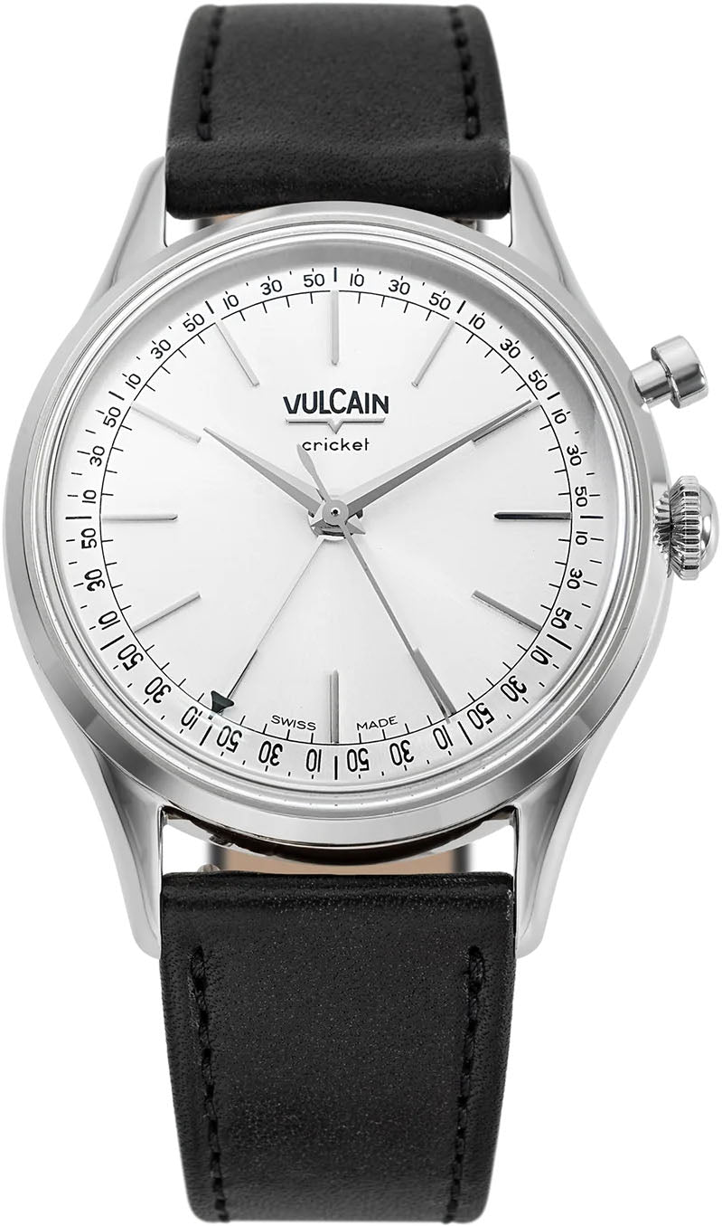 Vulcain Cricket President 39mm Silver 100173A20.BAC201 Watch | Jura Watches
