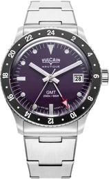 Vulcain Skindiver GMT Purple Bracelet Limited Edition Watch 680174A17.BHM286
