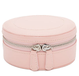WOLF Jewellery Case Sophia Mini Zip Rose Quartz