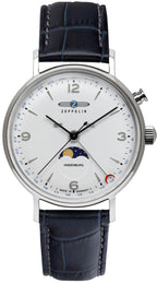 Zeppelin Watch LZ 129 Hindenburg Moonphase Mens 80761