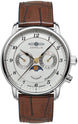 Zeppelin Friedrichshafen Quartz Moon Phase Watch 85361