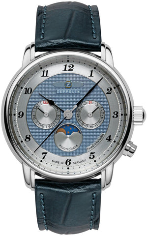 Zeppelin Friedrichshafen Quartz Moon Phase Watch 85363