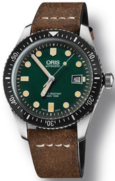 Oris Watch Divers Sixty Five Green Rubber 01 733 7720 4057-07 5 21 02