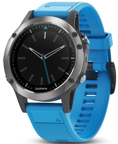 Garmin Watch Quatix 5 Steel Blue Band 010-01688-40