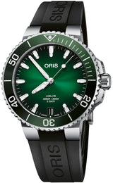 Oris Watch Aquis Date Calibre 400 Green Rubber 01 400 7769 4157-07 4 22 74FC