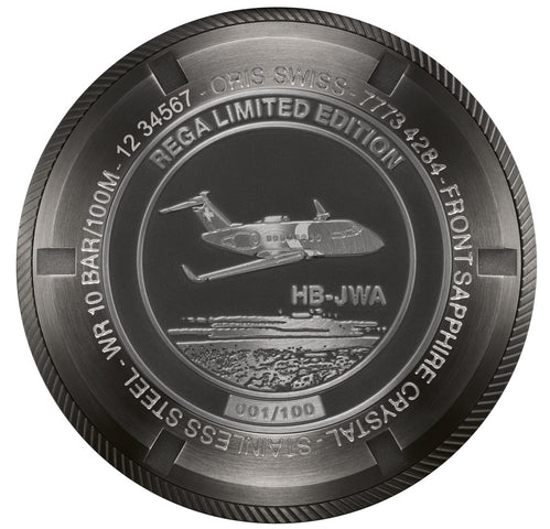 Oris Watch Big Crown ProPilot Rega Fleet Bombardier Challenger 650 HB-JWA Limited Edition